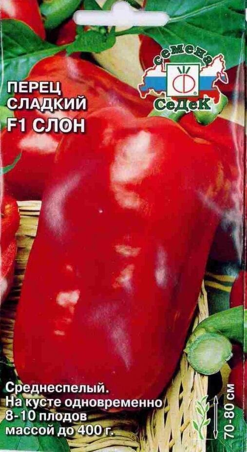 Купить оптом в Ботанике семена Перец Слон F1 Сед бренд СеДеК