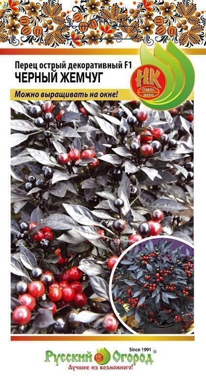 Купить оптом в Ботанике семена Перец Черный жемчуг острый НК бренд НК
