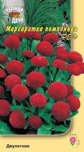 Купить оптом в Ботанике семена Маргаритка Ред УУ бренд Урожай Удачи
