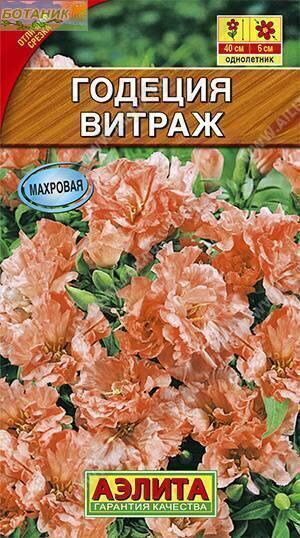 Купить оптом в Ботанике семена Годеция Витраж крупноцветковая Аэл бренд Аэлита