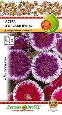 Купить оптом в Ботанике семена Астра Голубая луна смесь НК бренд НК