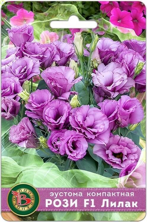 Купить оптом в Ботанике семена Эустома Рози Лилак F1 Био бренд Биотехника