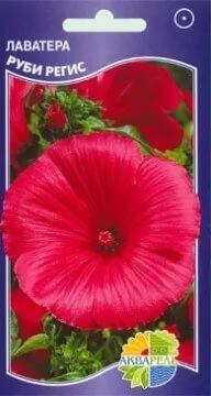 Купить оптом в Ботанике семена Лаватера Руби Регис Акв бренд Акварель