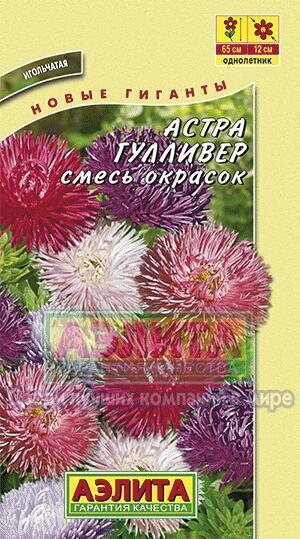 Купить оптом в Ботанике семена Астра Гулливер смесь Аэл бренд Аэлита
