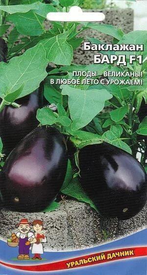 Купить оптом в Ботанике семена Баклажан Бард F1 УД бренд Уральский дачник