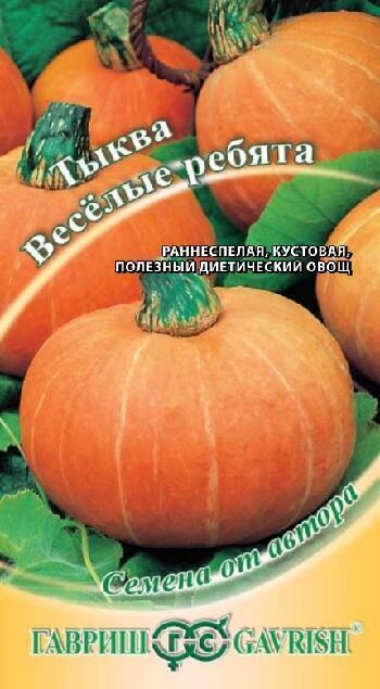 Купить оптом в Ботанике семена Тыква Веселые ребята Гав бренд Гавриш