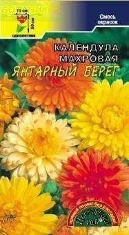 Купить оптом в Ботанике семена Календула Янтарный берег ЦС бренд Цветущий Сад