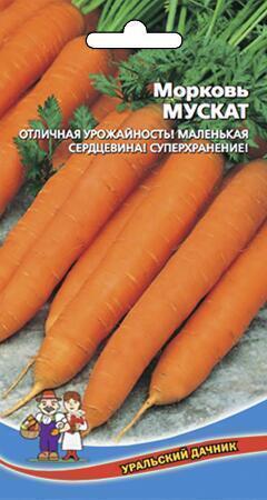 Купить оптом в Ботанике семена Морковь Мускат F1 УД бренд Уральский дачник