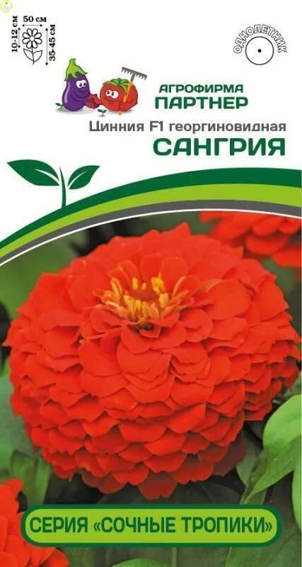 Купить оптом в Ботанике семена Цинния Сангрия F1 Пар бренд Партнер