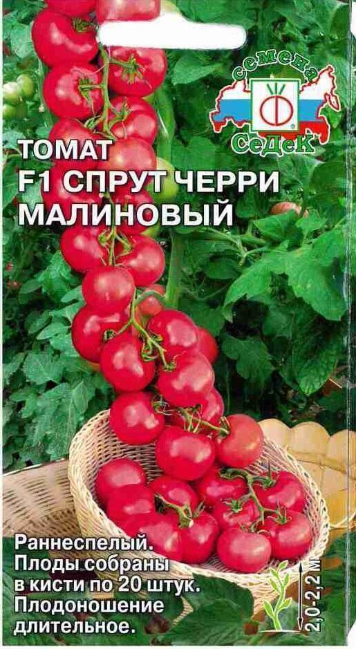 Купить оптом в Ботанике семена Томат Спрут черри малиновый Сед бренд СеДеК