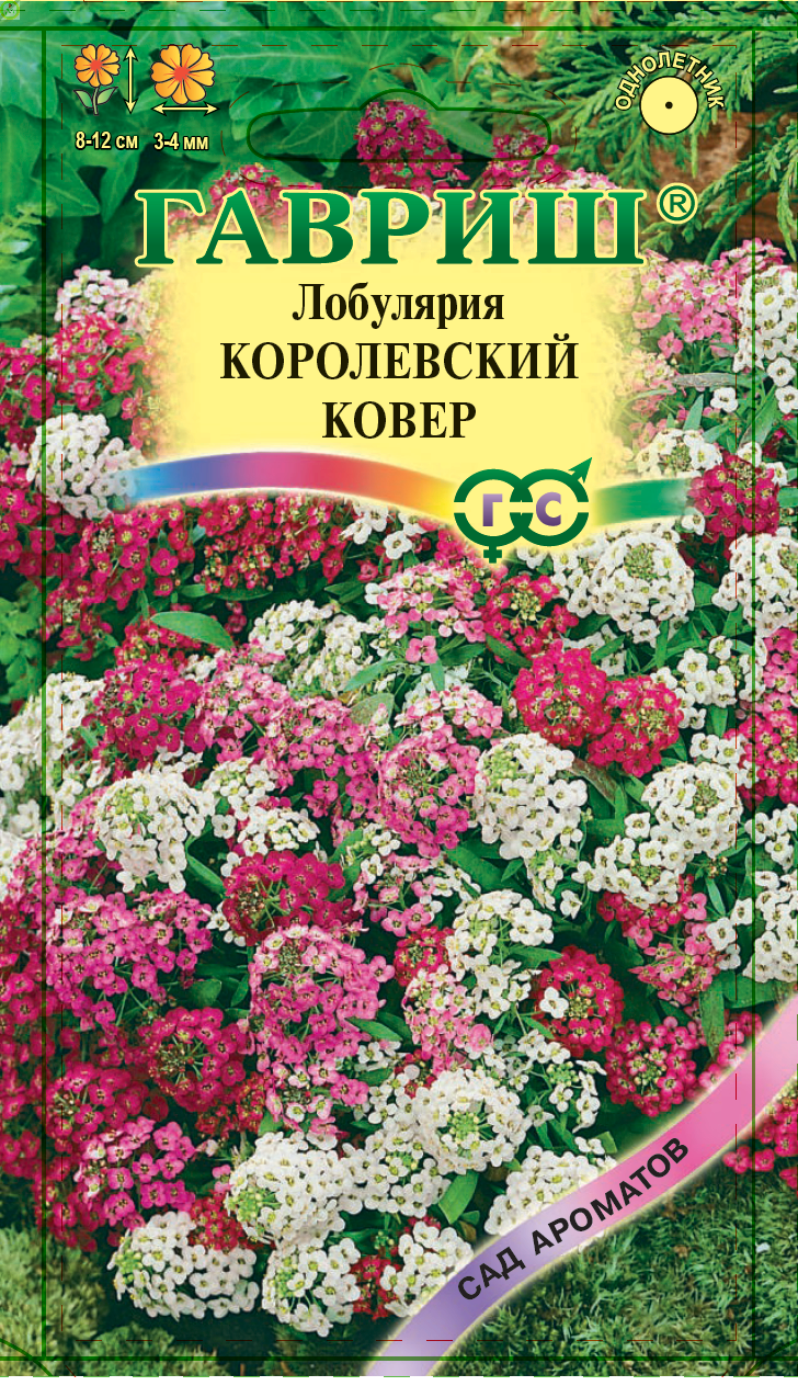 Купить оптом в Ботанике семена Лобулярия Королевский ковер Гав бренд Гавриш