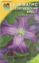 Клематис Георгиевский крест фиолетовый Наш