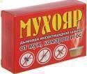 Шашка Мухояр дымовая 50 г (40), от мух, ос, комаров, клопов, блох